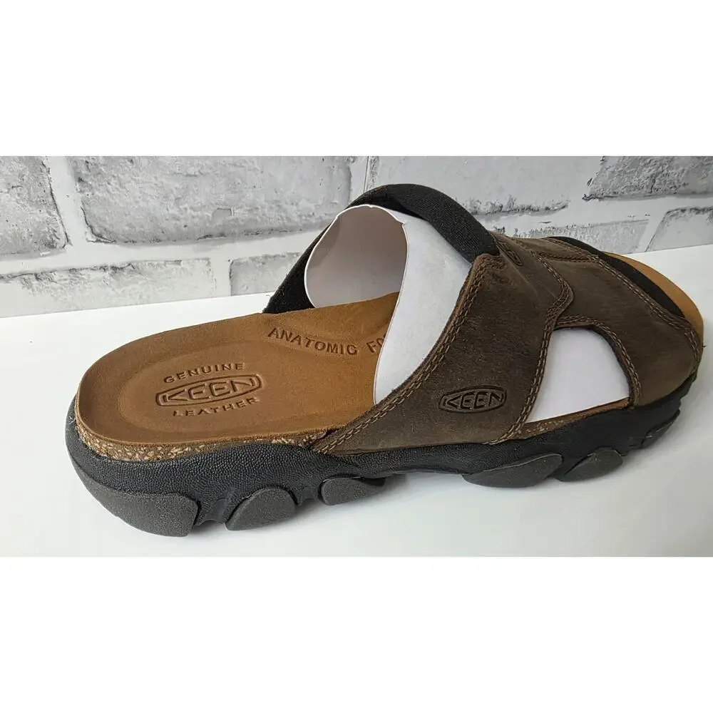 NEW KEEN Men's Daytona II Slide Bison/Black Men's Size 10 - 1027281